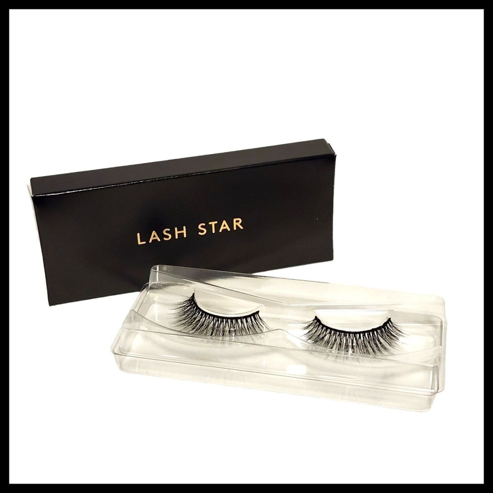 Lash Star Visionary Lashes 002 Length 4-12 mm Light Medium‎ Volume Reusable New